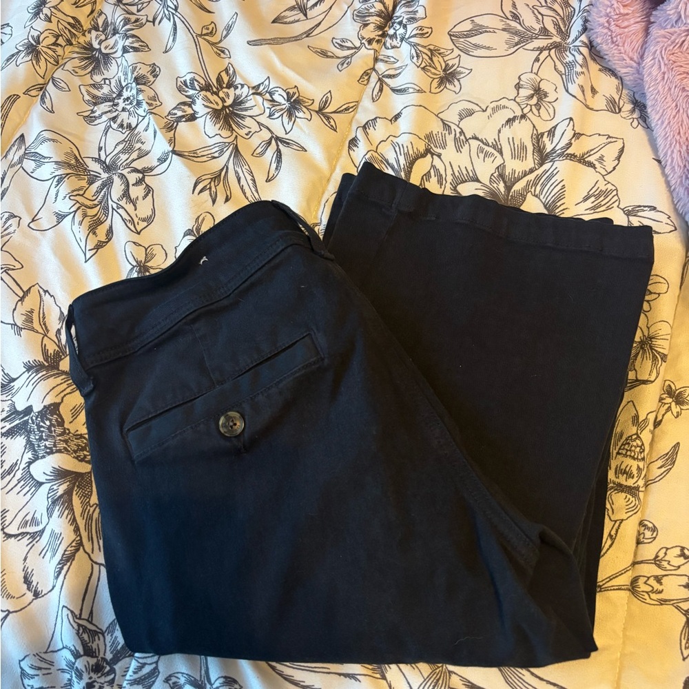 American Eagle Navy Blue Kick Boot Pants - Picture 2 of 4